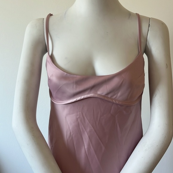 Micas Blush Pink Backless Maxi Dress Size M New With Tag - Picture 4 of 14